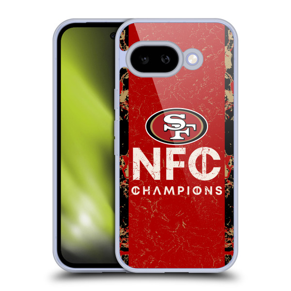 NFL 2024 Division Champions NFC Champ 49ers Soft Gel Case for Google Pixel 9A