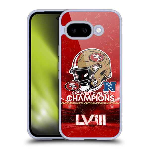 NFL 2024 Division Champions NFC Helmet 49ers Soft Gel Case for Google Pixel 9A