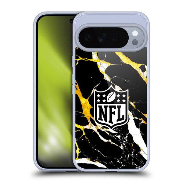 NFL Shield Marble Soft Gel Case for Google Pixel 10 Pro XL