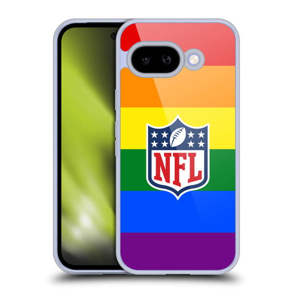 NFL Shield Pride Soft Gel Case for Google Pixel 9A