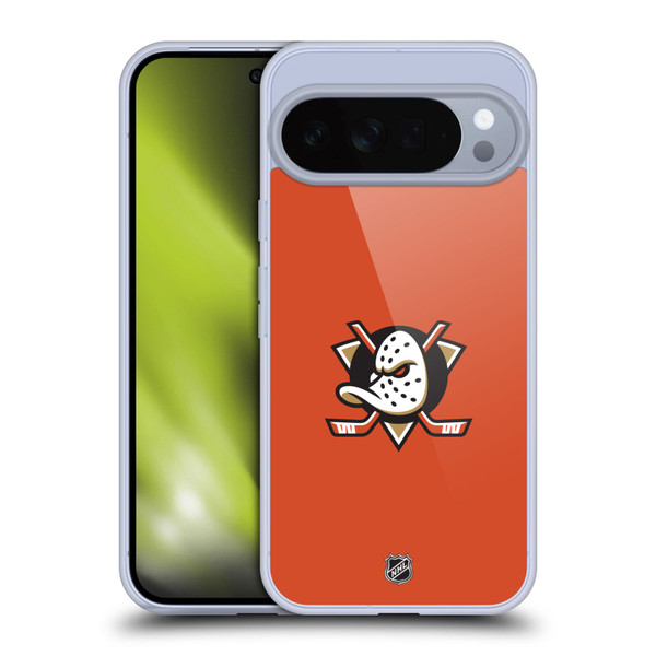 NHL Anaheim Ducks Plain Soft Gel Case for Google Pixel 10 Pro XL