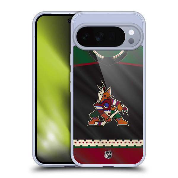 NHL Arizona Coyotes Jersey Soft Gel Case for Google Pixel 10 Pro XL
