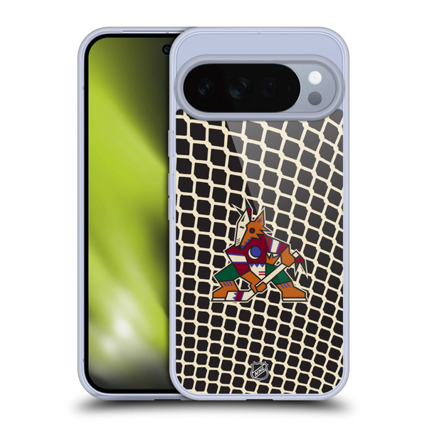 NHL Arizona Coyotes Net Pattern Soft Gel Case for Google Pixel 10 Pro XL