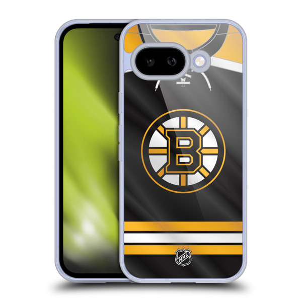 NHL Boston Bruins Jersey Soft Gel Case for Google Pixel 9A