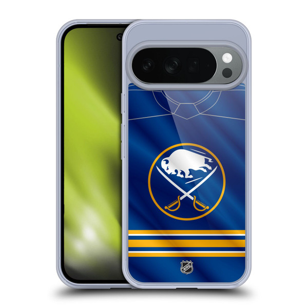 NHL Buffalo Sabres Jersey Soft Gel Case for Google Pixel 10