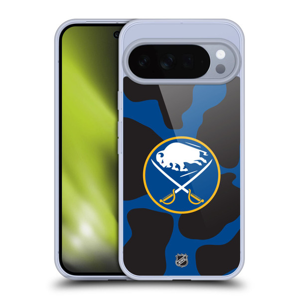 NHL Buffalo Sabres Cow Pattern Soft Gel Case for Google Pixel 10 Pro XL