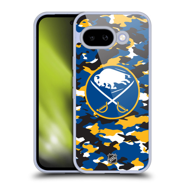 NHL Buffalo Sabres Camouflage Soft Gel Case for Google Pixel 9A
