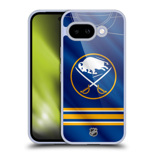 NHL Buffalo Sabres Jersey Soft Gel Case for Google Pixel 9A