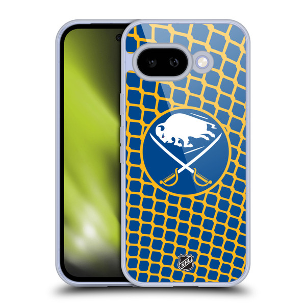 NHL Buffalo Sabres Net Pattern Soft Gel Case for Google Pixel 9A