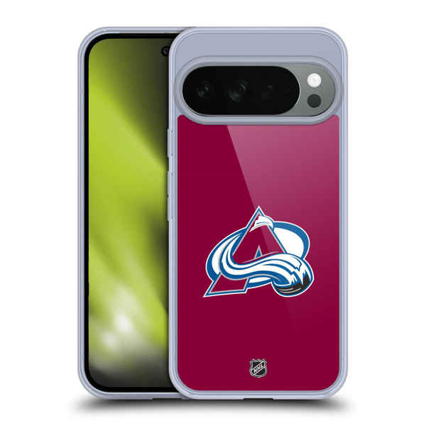 NHL Colorado Avalanche Plain Soft Gel Case for Google Pixel 10