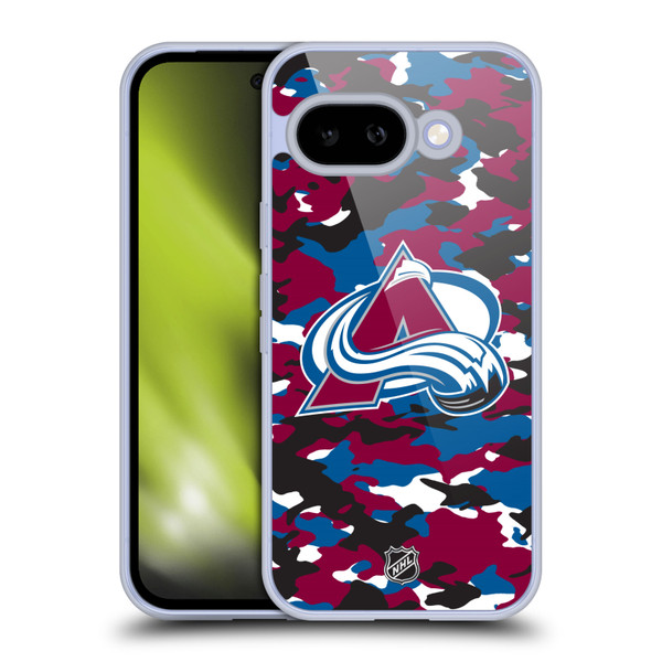 NHL Colorado Avalanche Camouflage Soft Gel Case for Google Pixel 9A