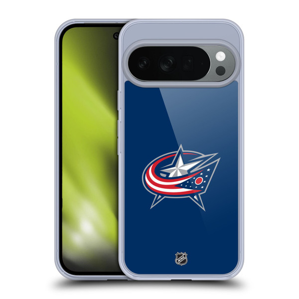NHL Columbus Blue Jackets Plain Soft Gel Case for Google Pixel 10
