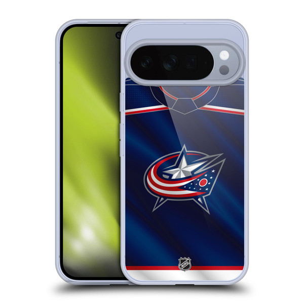 NHL Columbus Blue Jackets Jersey Soft Gel Case for Google Pixel 10 Pro XL