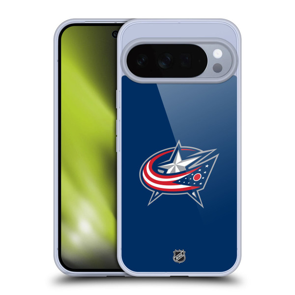 NHL Columbus Blue Jackets Plain Soft Gel Case for Google Pixel 10 Pro XL