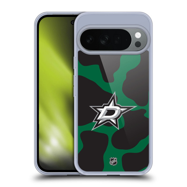 NHL Dallas Stars Cow Pattern Soft Gel Case for Google Pixel 10