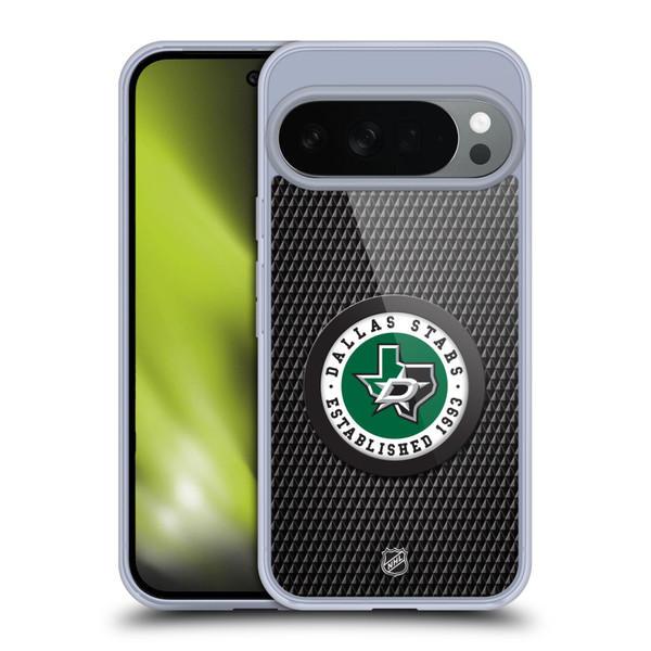 NHL Dallas Stars Puck Texture Soft Gel Case for Google Pixel 10