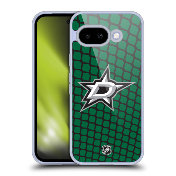 NHL Dallas Stars Net Pattern Soft Gel Case for Google Pixel 9A