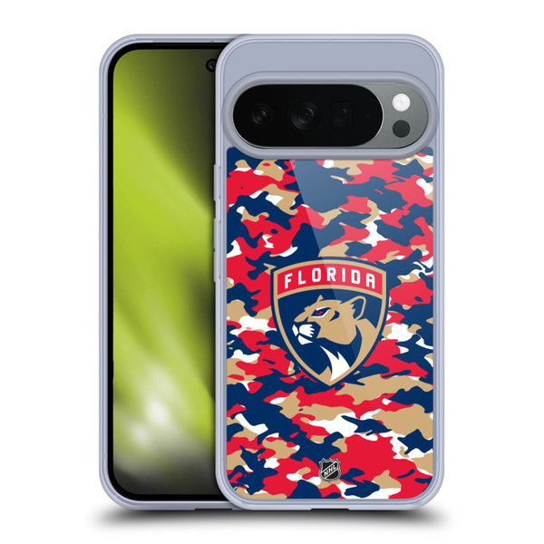 NHL Florida Panthers Camouflage Soft Gel Case for Google Pixel 10