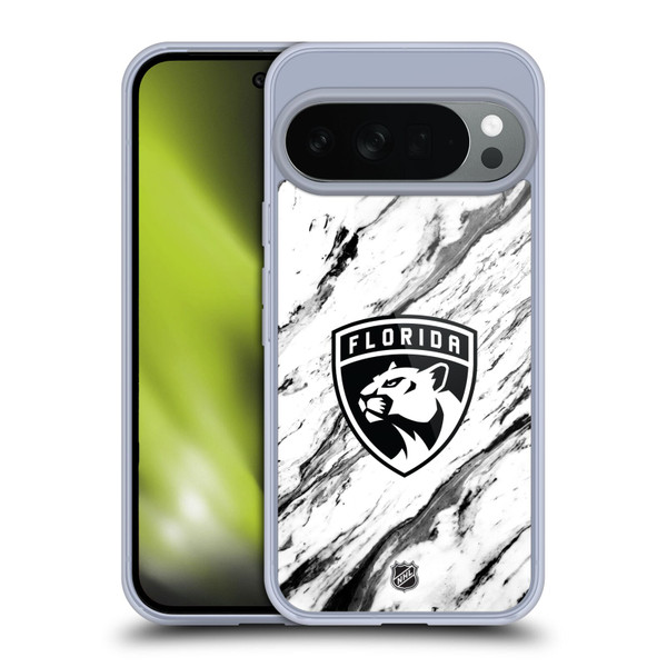 NHL Florida Panthers Marble Soft Gel Case for Google Pixel 10