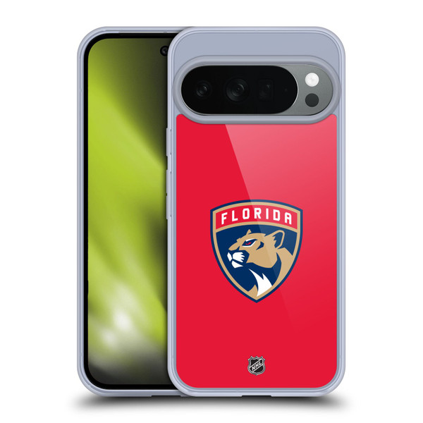 NHL Florida Panthers Plain Soft Gel Case for Google Pixel 10