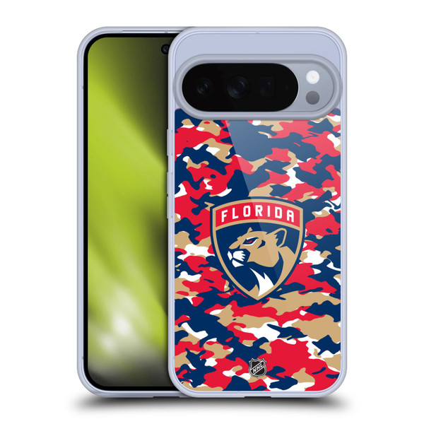 NHL Florida Panthers Camouflage Soft Gel Case for Google Pixel 10 Pro XL