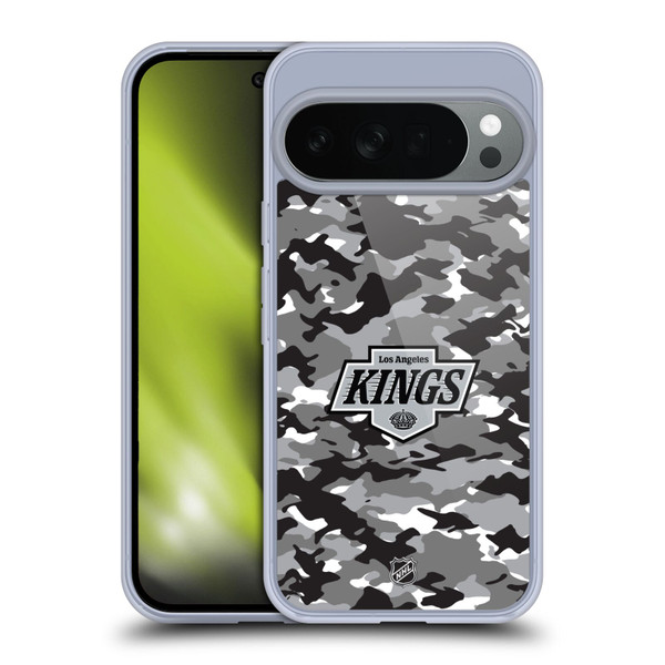 NHL Los Angeles Kings Camouflage Soft Gel Case for Google Pixel 10