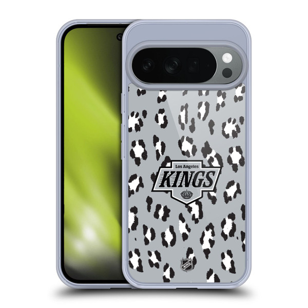 NHL Los Angeles Kings Leopard Pattern Soft Gel Case for Google Pixel 10