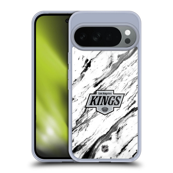 NHL Los Angeles Kings Marble Soft Gel Case for Google Pixel 10