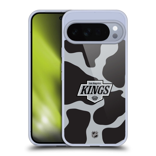 NHL Los Angeles Kings Cow Pattern Soft Gel Case for Google Pixel 10 Pro XL