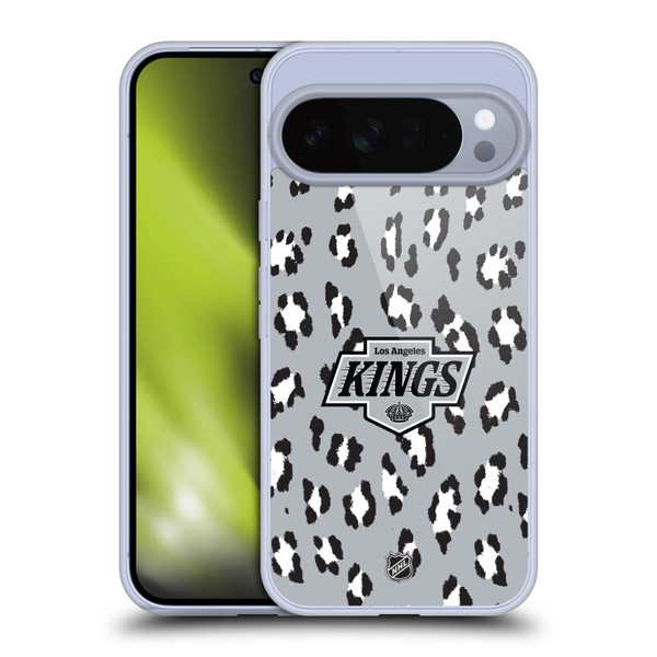NHL Los Angeles Kings Leopard Pattern Soft Gel Case for Google Pixel 10 Pro XL