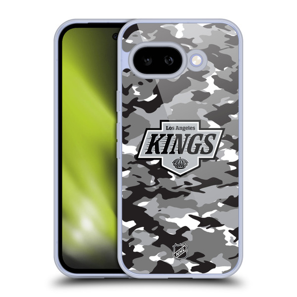 NHL Los Angeles Kings Camouflage Soft Gel Case for Google Pixel 9A