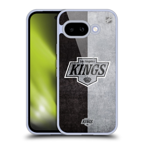 NHL Los Angeles Kings Half Distressed Soft Gel Case for Google Pixel 9A
