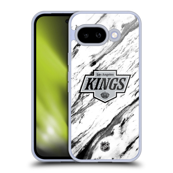 NHL Los Angeles Kings Marble Soft Gel Case for Google Pixel 9A