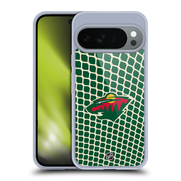 NHL Minnesota Wild Net Pattern Soft Gel Case for Google Pixel 10