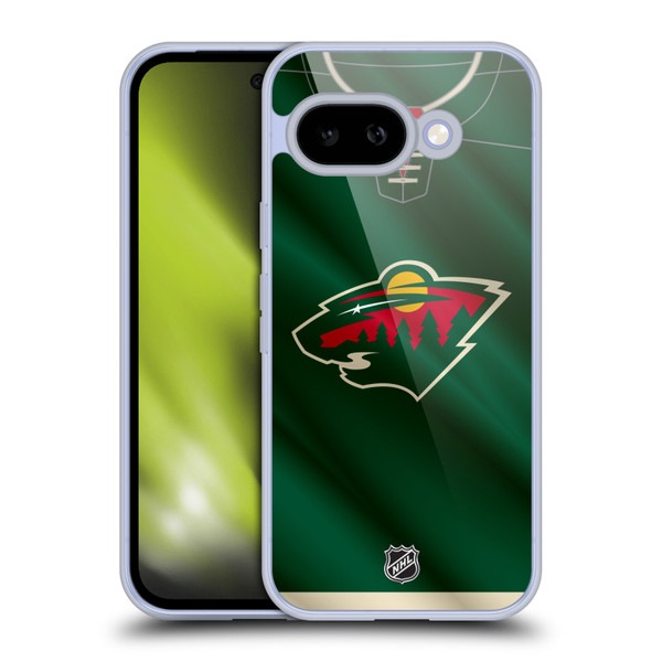 NHL Minnesota Wild Jersey Soft Gel Case for Google Pixel 9A