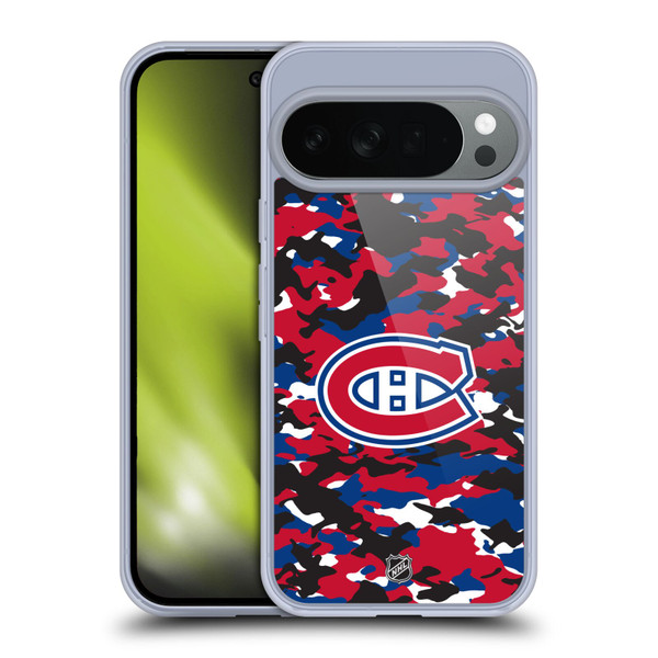NHL Montreal Canadiens Camouflage Soft Gel Case for Google Pixel 10
