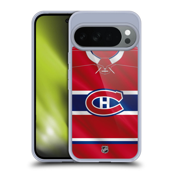 NHL Montreal Canadiens Jersey Soft Gel Case for Google Pixel 10