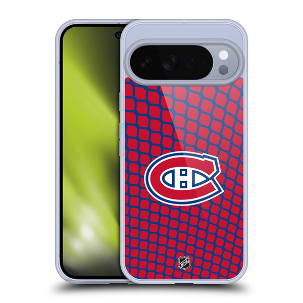 NHL Montreal Canadiens Net Pattern Soft Gel Case for Google Pixel 10 Pro XL