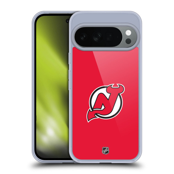 NHL New Jersey Devils Plain Soft Gel Case for Google Pixel 10