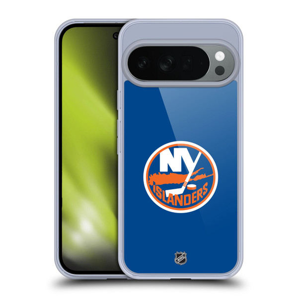 NHL New York Islanders Plain Soft Gel Case for Google Pixel 10