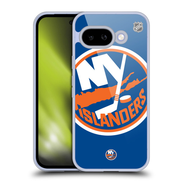 NHL New York Islanders Oversized Soft Gel Case for Google Pixel 9A