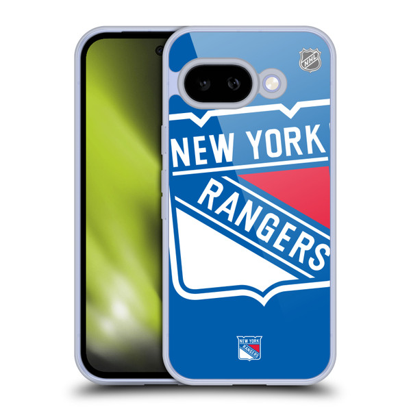 NHL New York Rangers Oversized Soft Gel Case for Google Pixel 9A