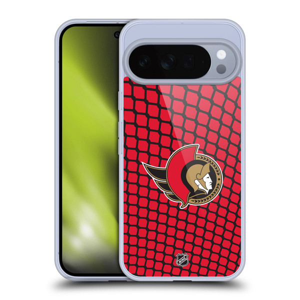 NHL Ottawa Senators Net Pattern Soft Gel Case for Google Pixel 10 Pro XL