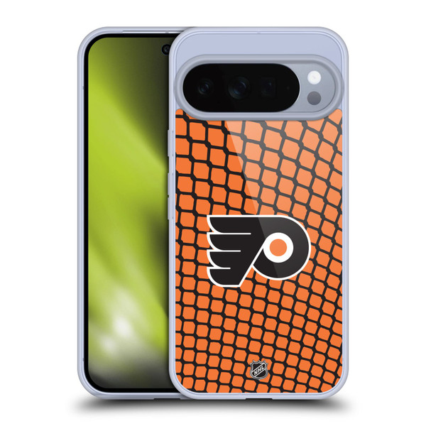 NHL Philadelphia Flyers Net Pattern Soft Gel Case for Google Pixel 10 Pro XL
