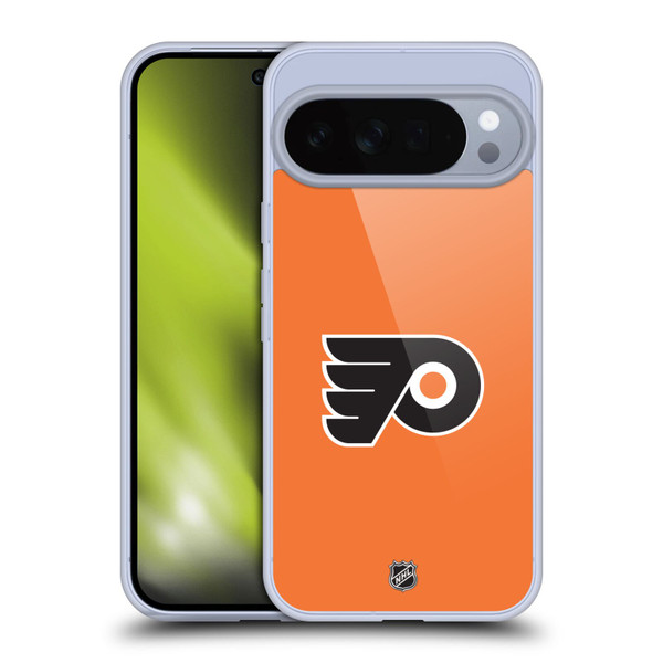 NHL Philadelphia Flyers Plain Soft Gel Case for Google Pixel 10 Pro XL