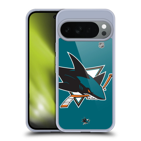 NHL San Jose Sharks Oversized Soft Gel Case for Google Pixel 10