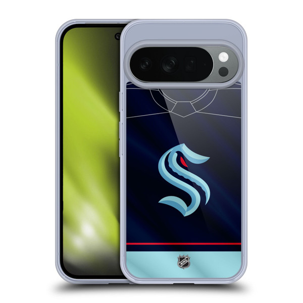 NHL Seattle Kraken Jersey Soft Gel Case for Google Pixel 10