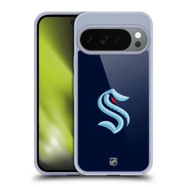 NHL Seattle Kraken Plain Soft Gel Case for Google Pixel 10
