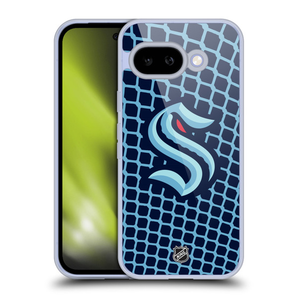 NHL Seattle Kraken Net Pattern Soft Gel Case for Google Pixel 9A
