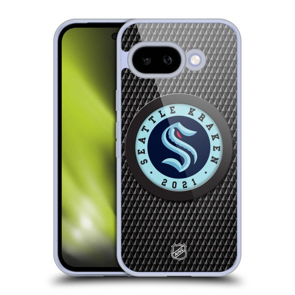 NHL Seattle Kraken Puck Texture Soft Gel Case for Google Pixel 9A